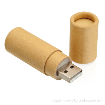 Full Memory Paper Tube USB Flash Drive